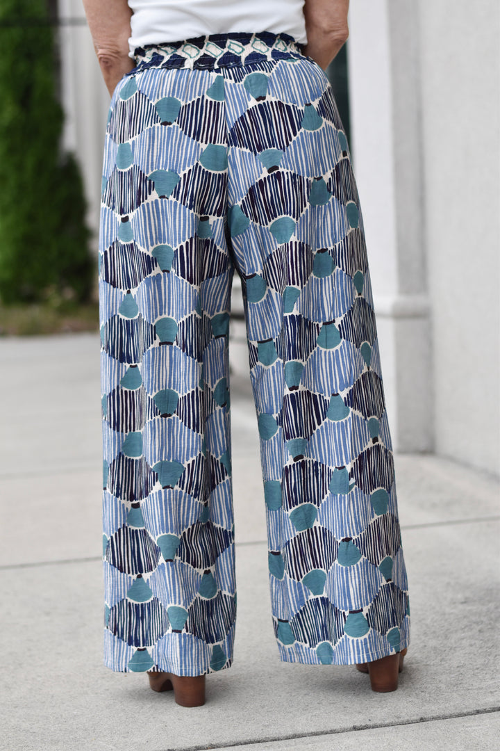THML Painted Path Wide Leg Pants