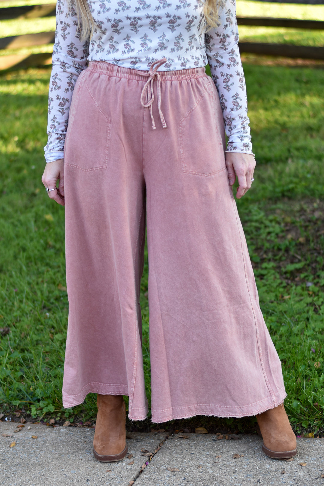 So Comfy Mineral Washed Terry Pants