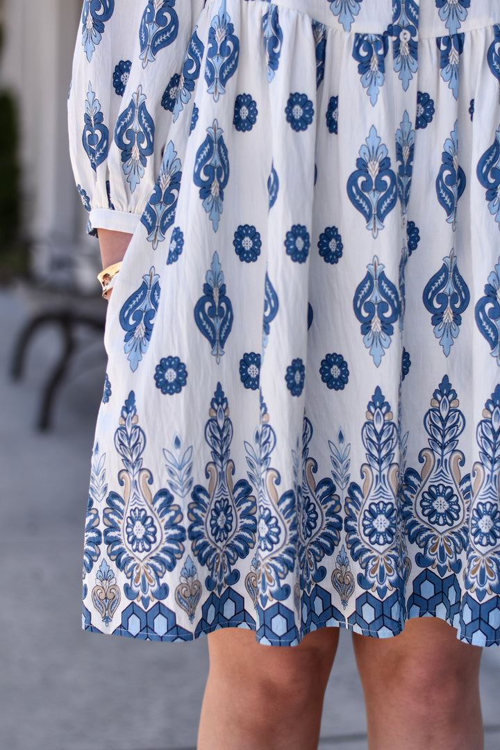 Blue Muse Shirt Dress