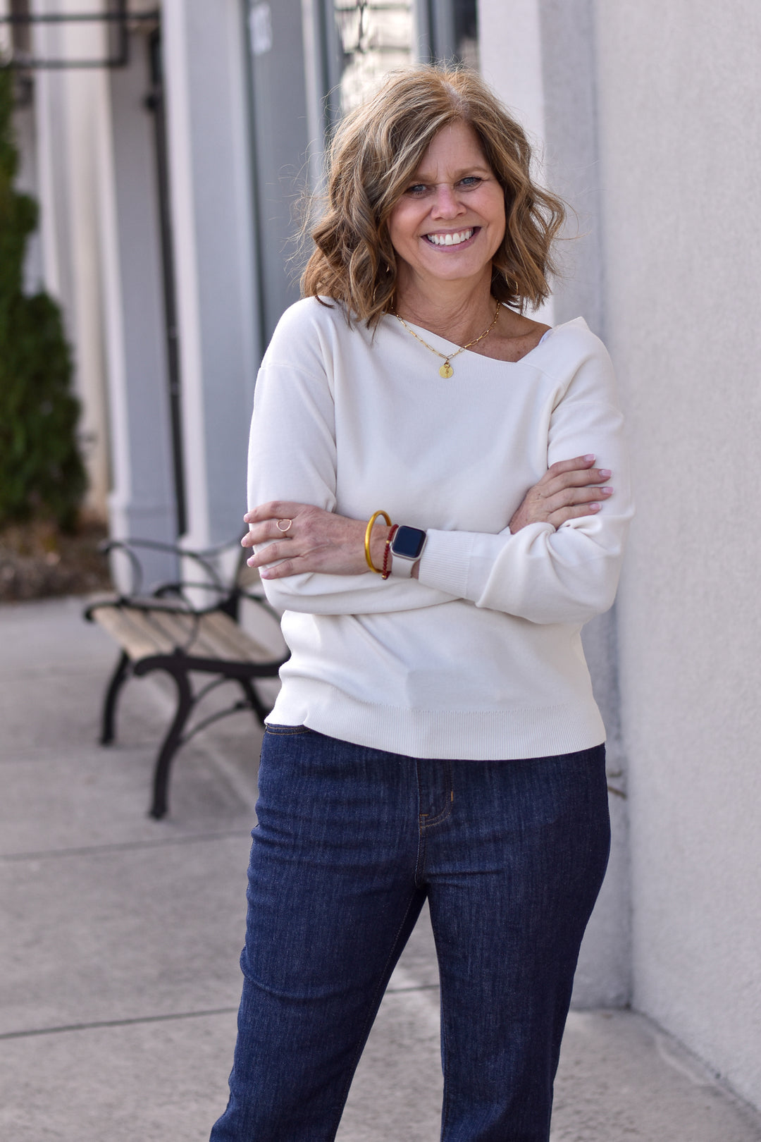 Allure Asymmetrical Sweater