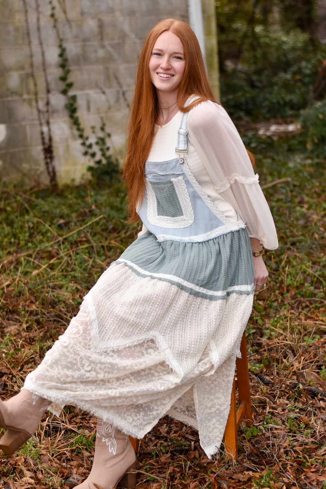 Pol Tiered Romantic Overall Dress Blue Hydrangea Boutique Pol Tiered Romantic Overall Dress Blue Hydrangea Boutique