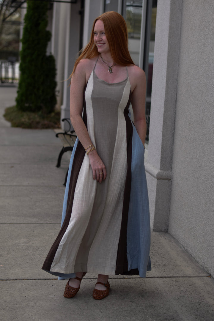 Desert Breeze Colorblock Dress