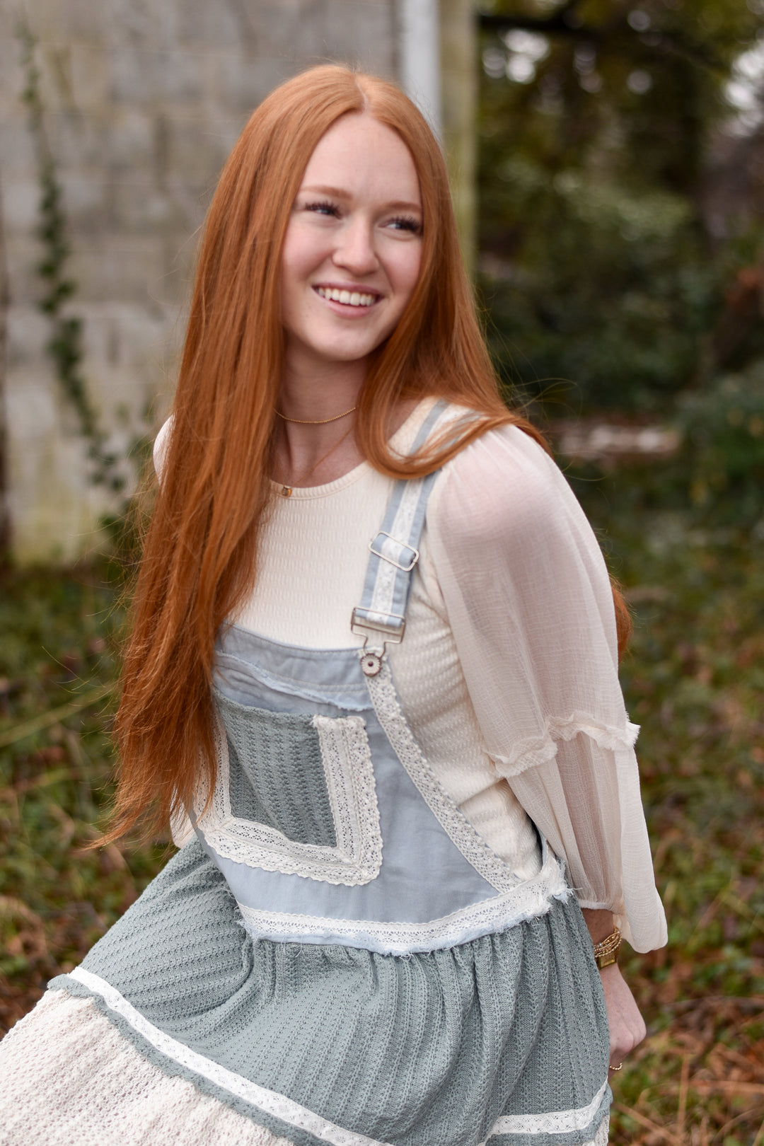 Pol Tiered Romantic Overall Dress Blue Hydrangea Boutique Pol Tiered Romantic Overall Dress Blue Hydrangea Boutique