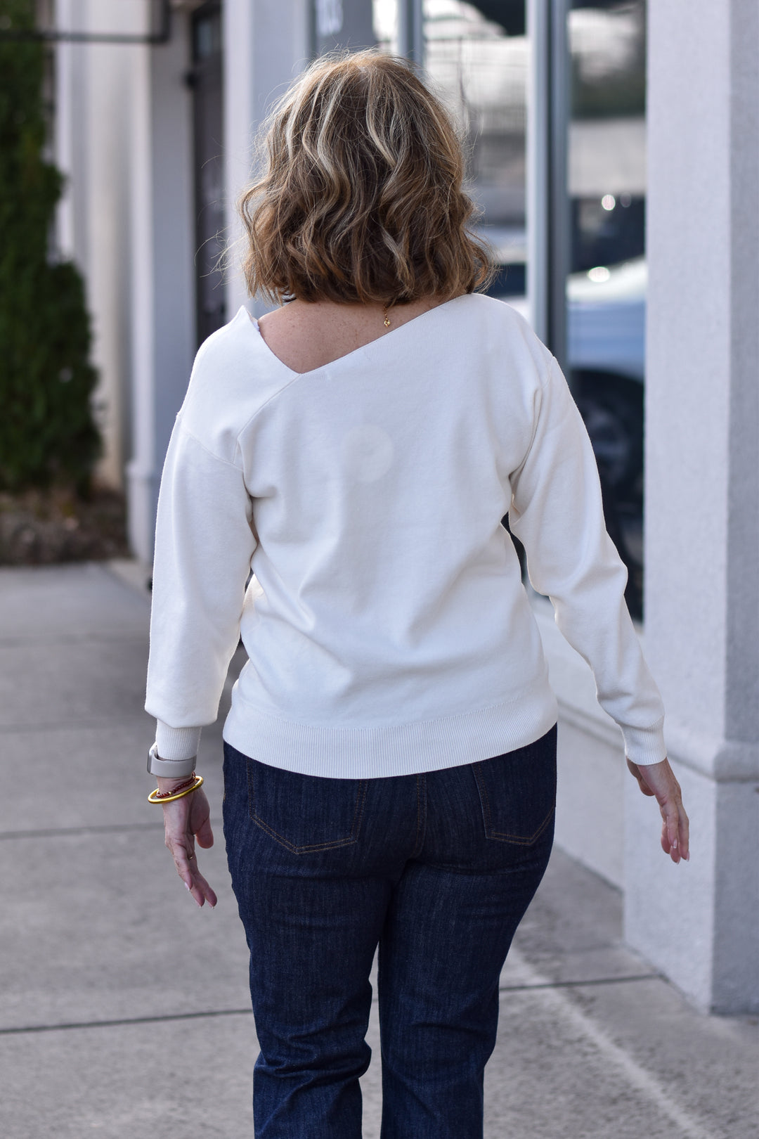 Allure Asymmetrical Sweater