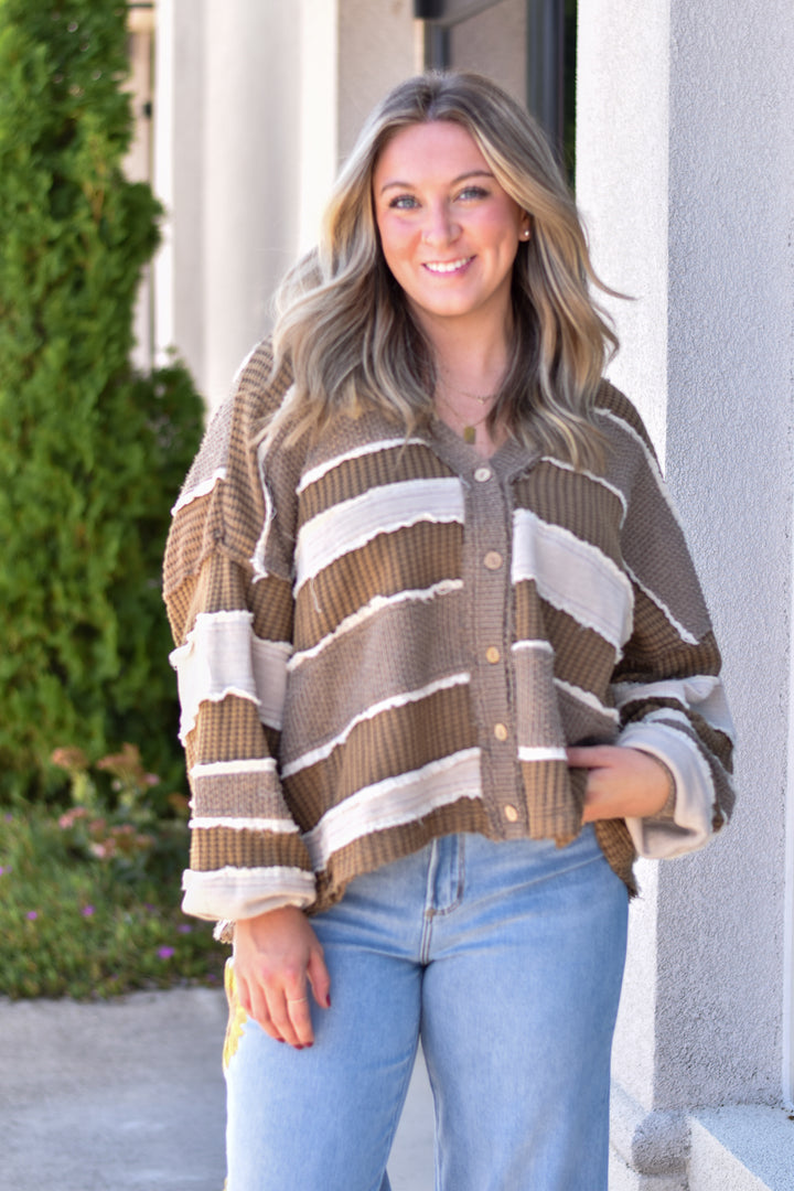 Daydreamer Patchwork Sweater Cardigan