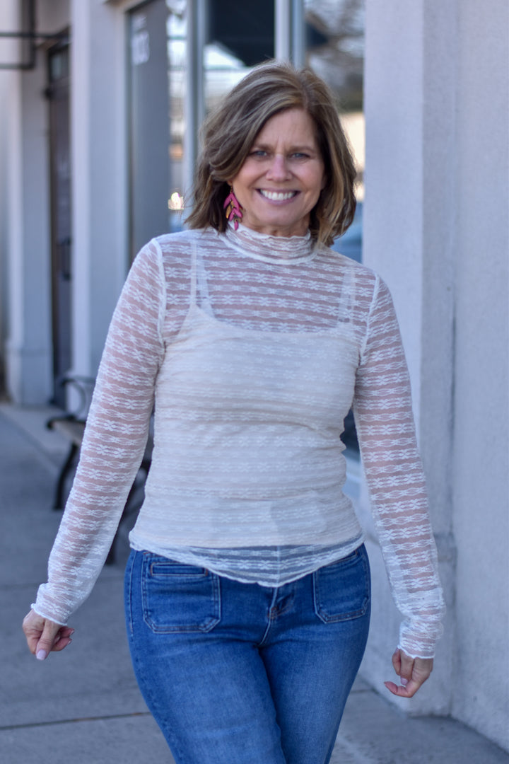 Graceful Lace Top