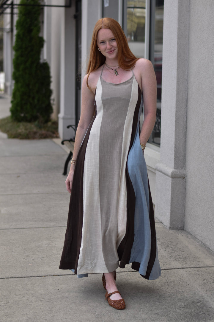 Desert Breeze Colorblock Dress