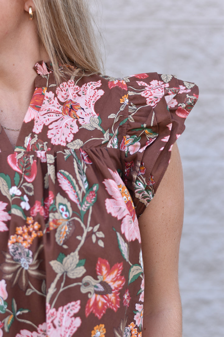 Petal Whisper Mini Dress