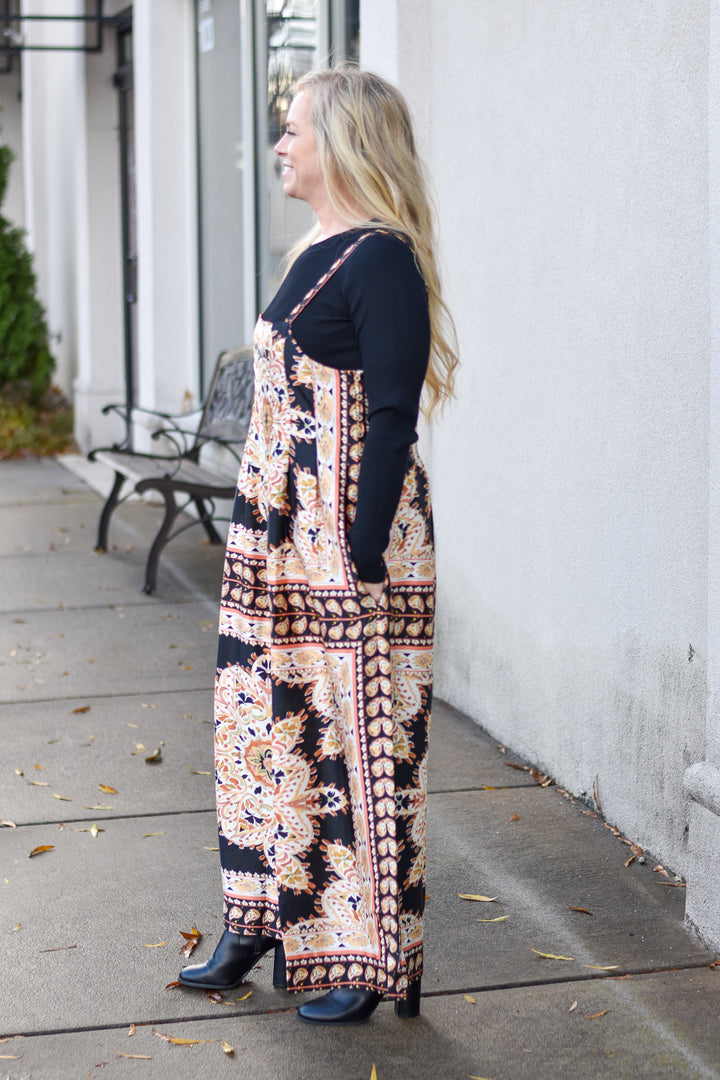 Scarf Print Dana Jumpsuit