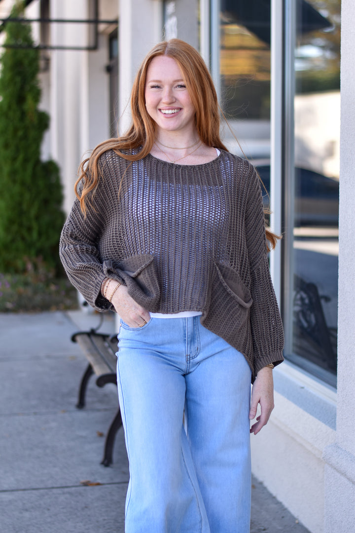 Tempo Paris Crochet Sweater