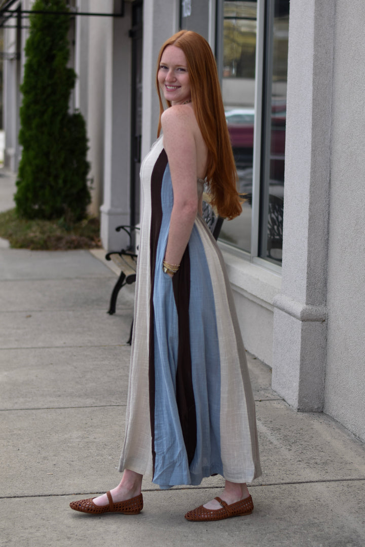 Desert Breeze Colorblock Dress