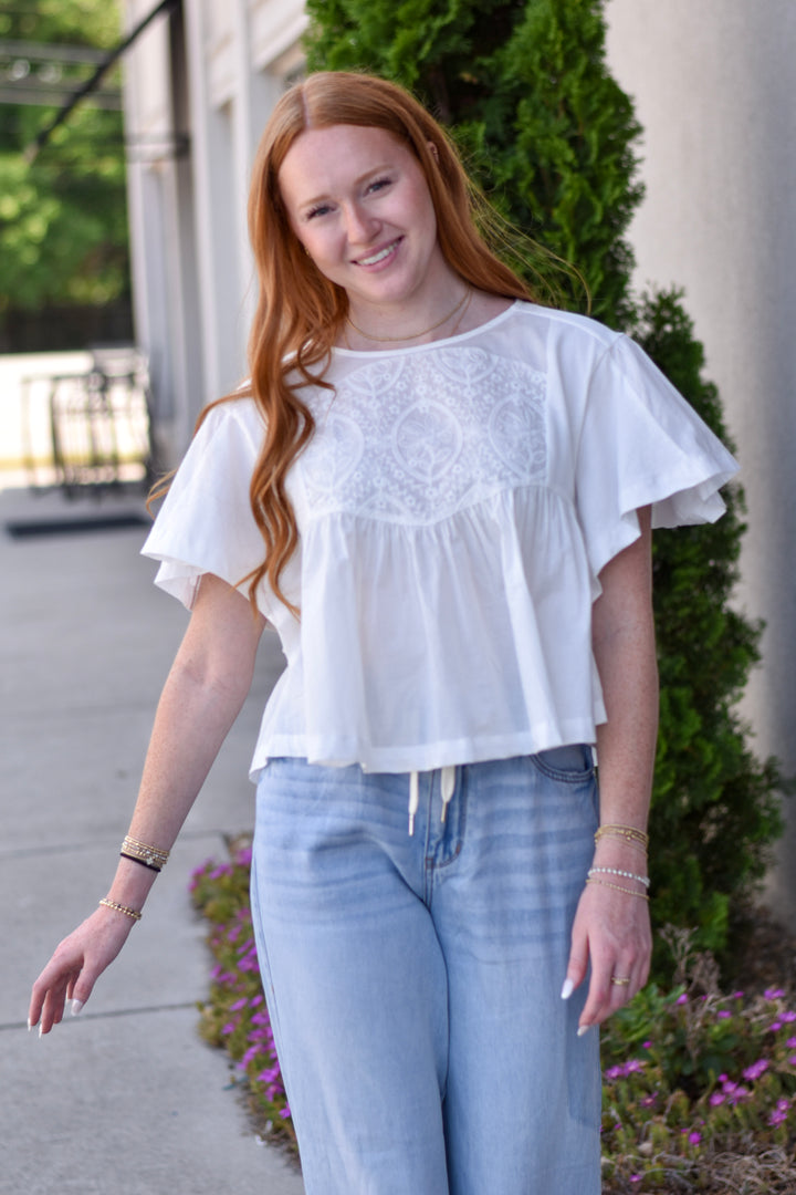 Willow Breeze Babydoll Top