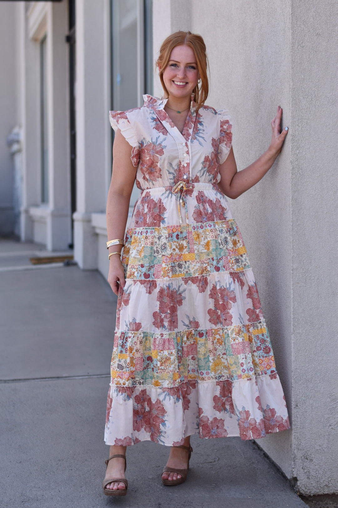 Pol Garden Dream Maxi Dress