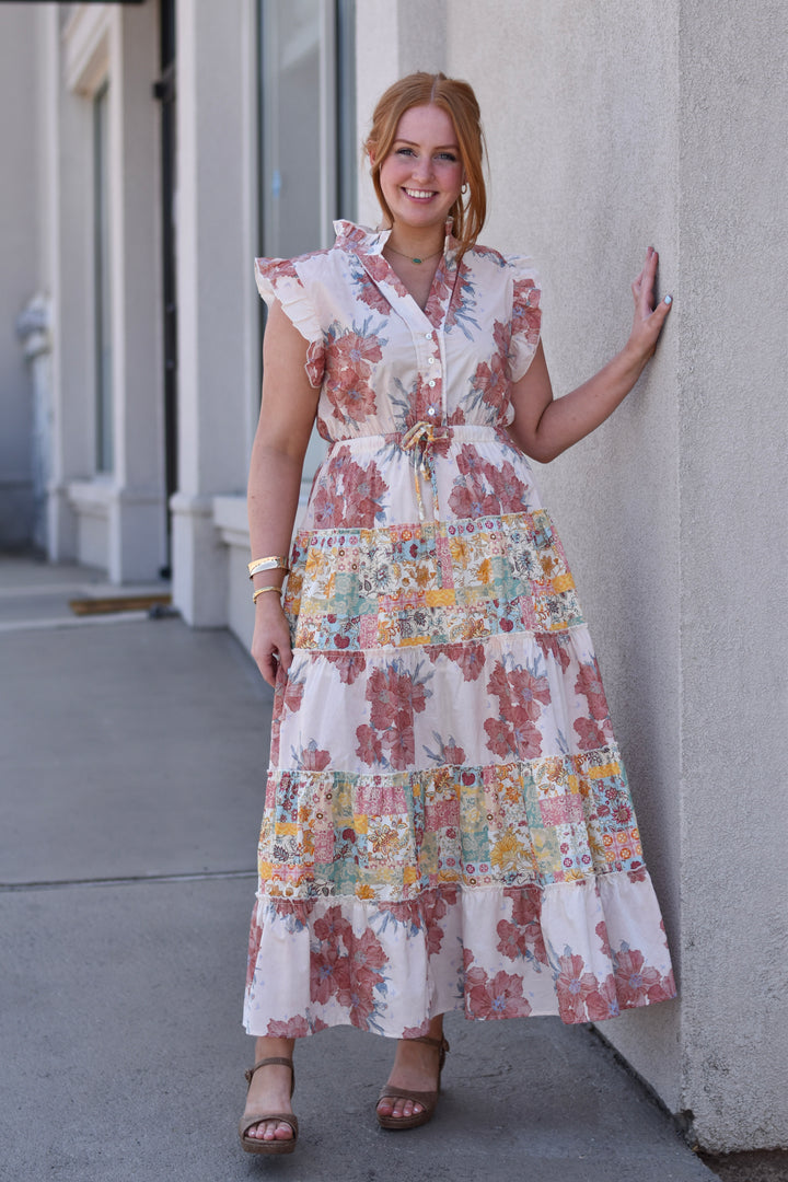 Pol Garden Dream Maxi Dress
