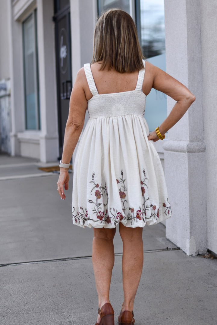 Petal Dreams Bubble Hem Dress