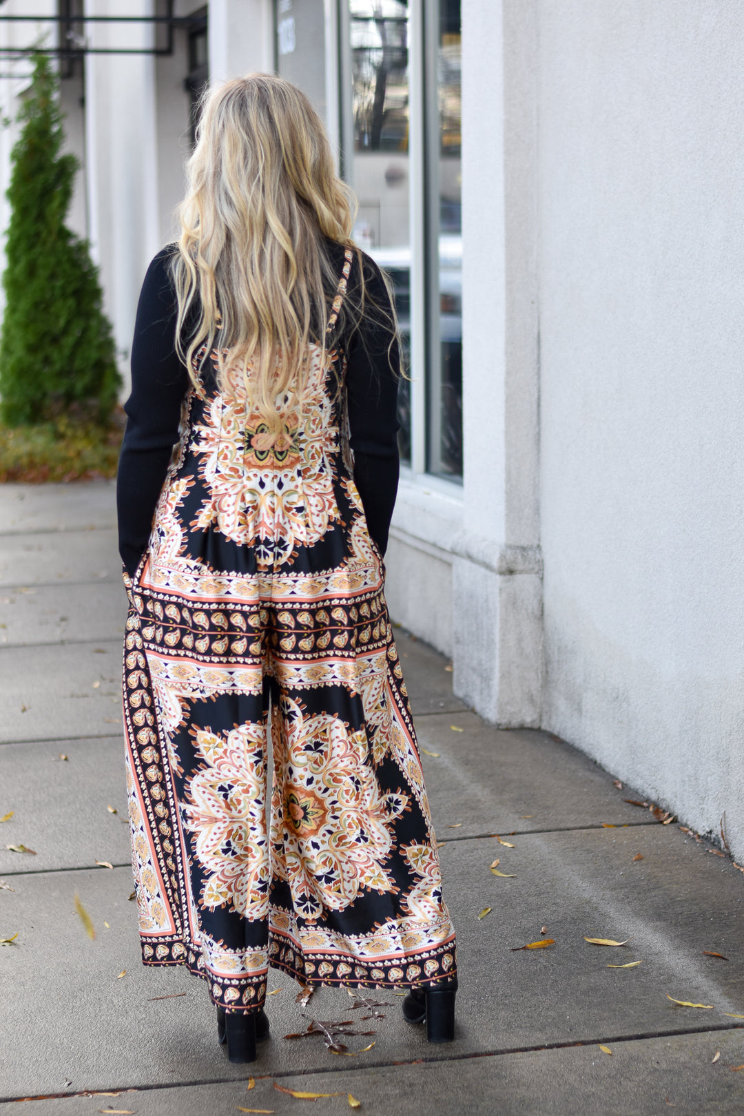 Scarf Print Dana Jumpsuit