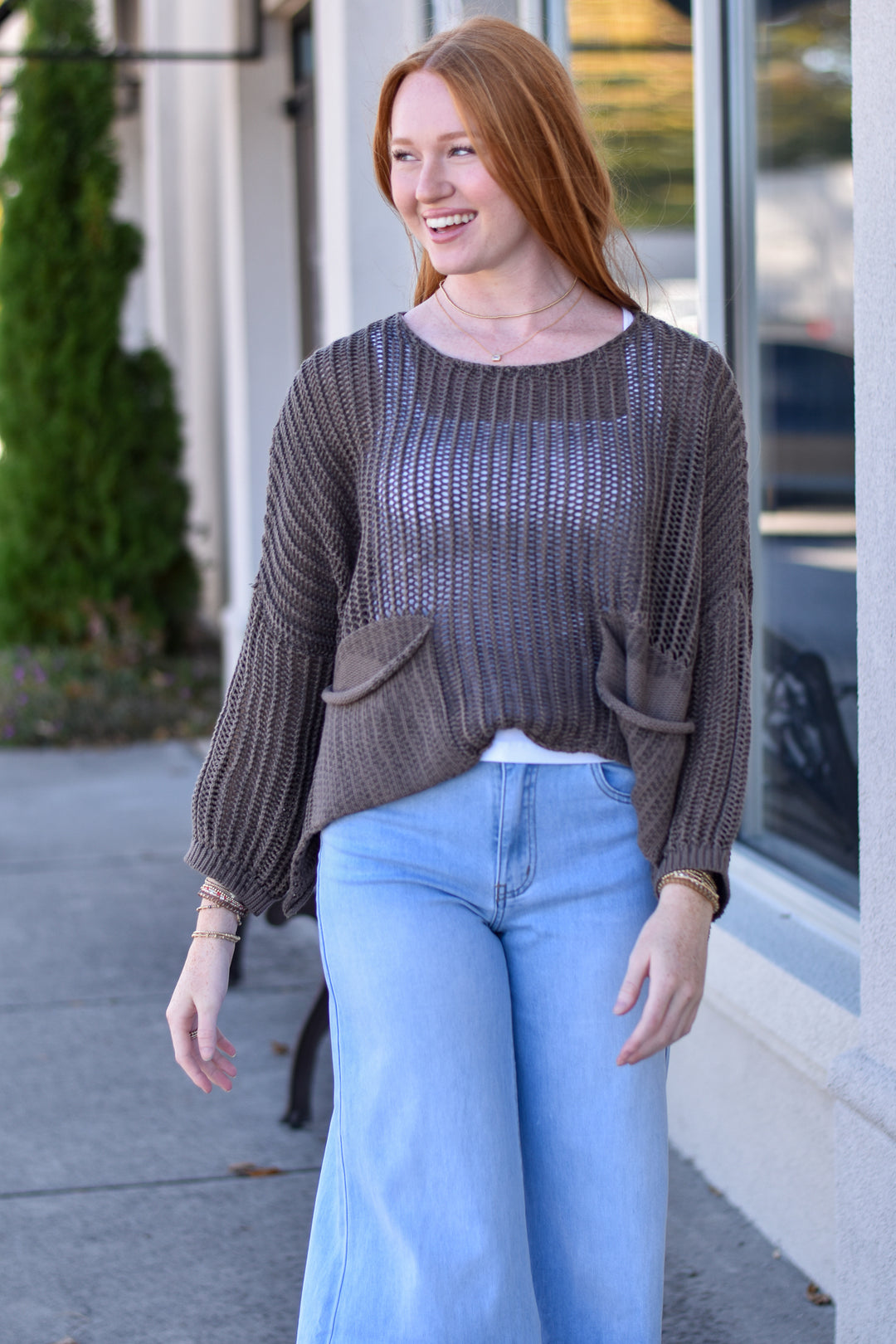 Tempo Paris Crochet Sweater