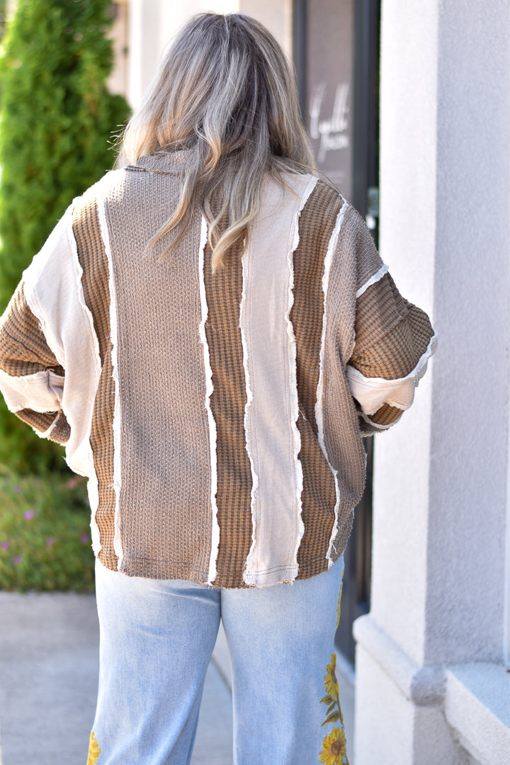 Daydreamer Patchwork Sweater Cardigan