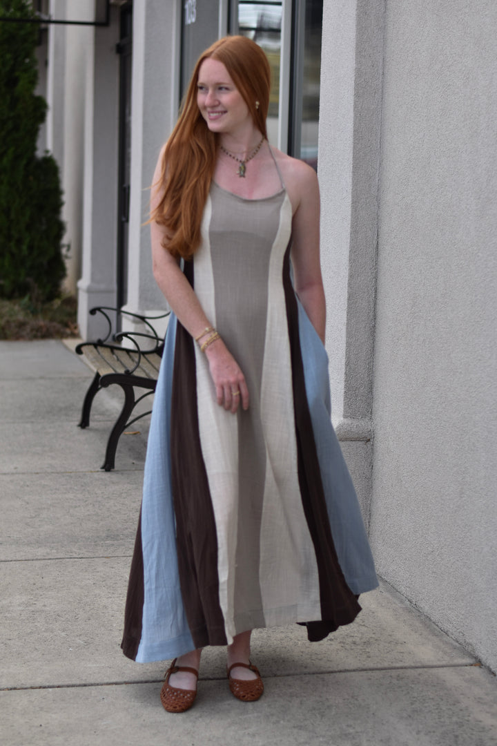 Desert Breeze Colorblock Dress