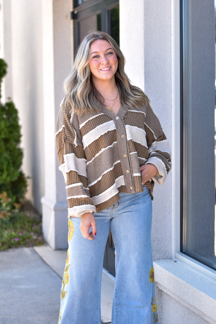 Daydreamer Patchwork Sweater Cardigan