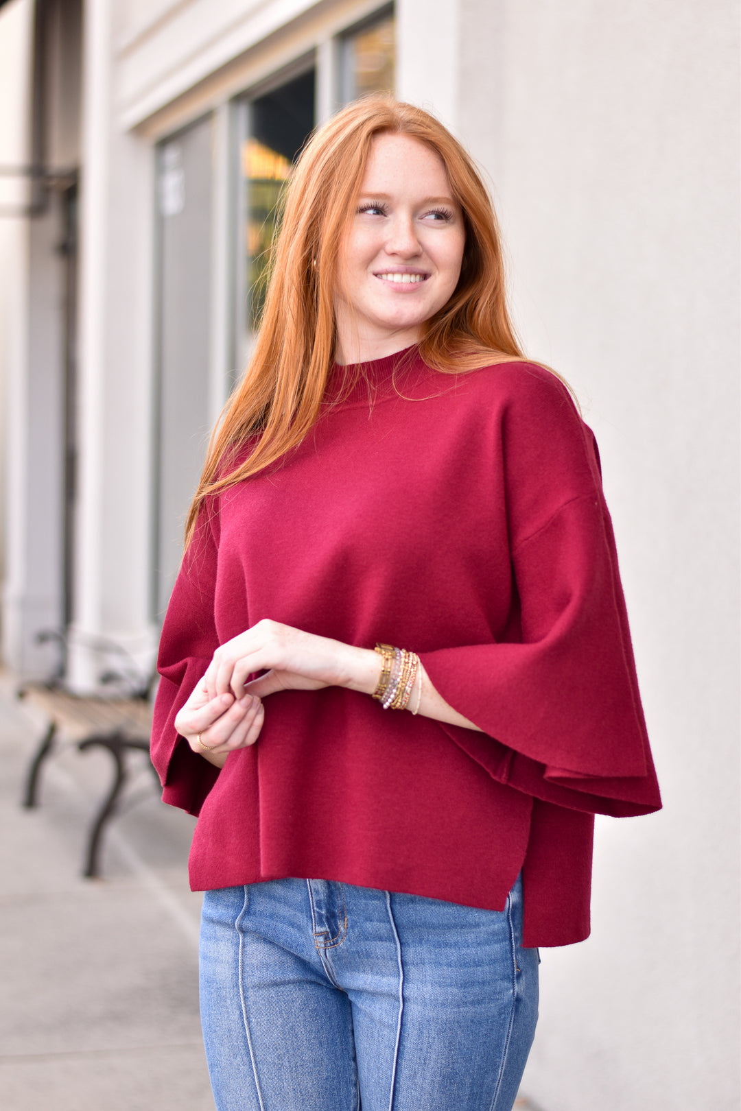 Lainey Bell Sleeve Sweater