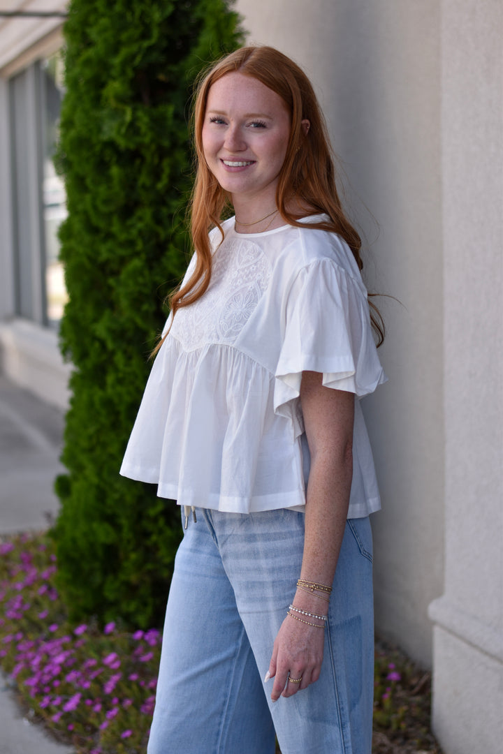 Willow Breeze Babydoll Top