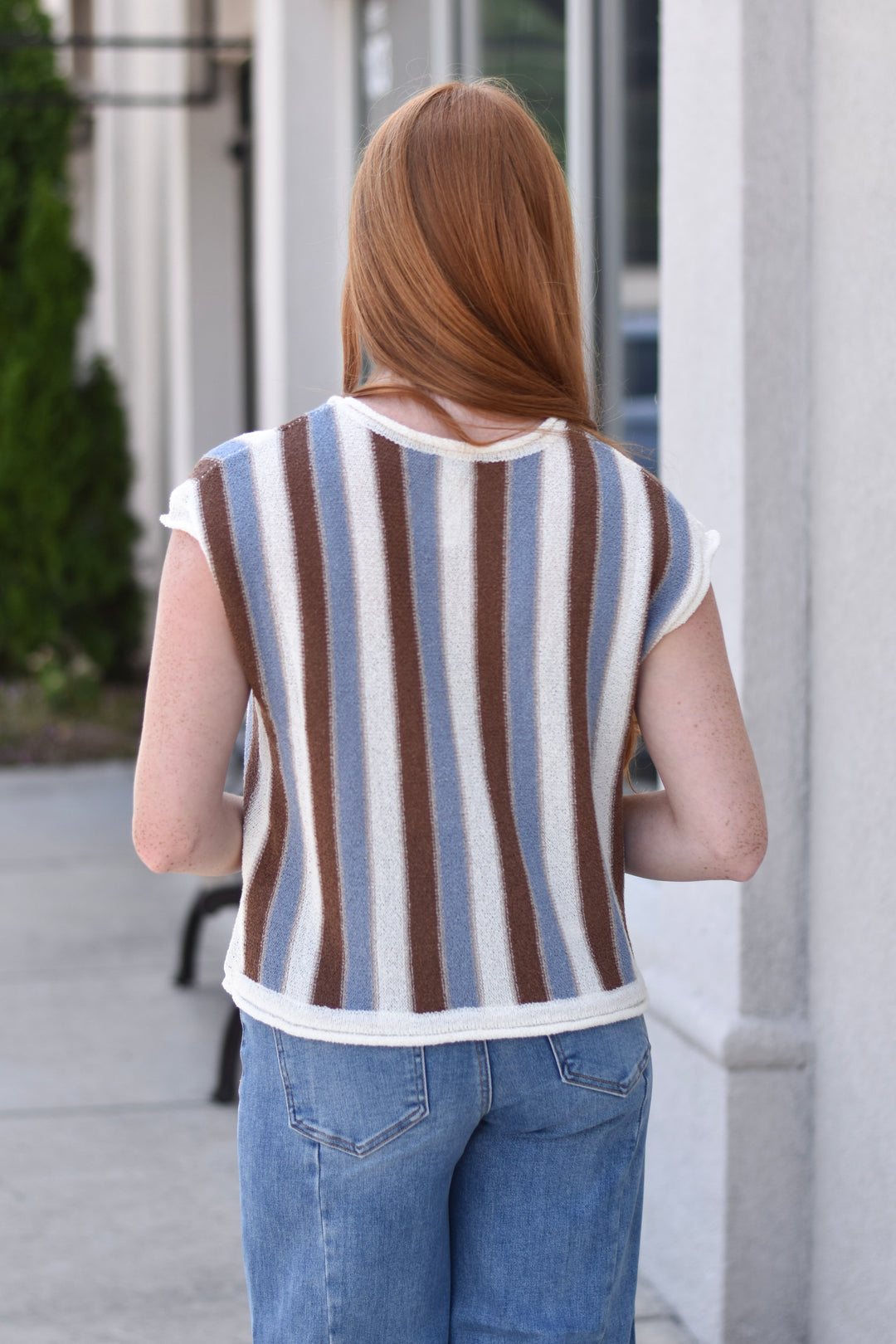 Blue Ridge Striped Sweater