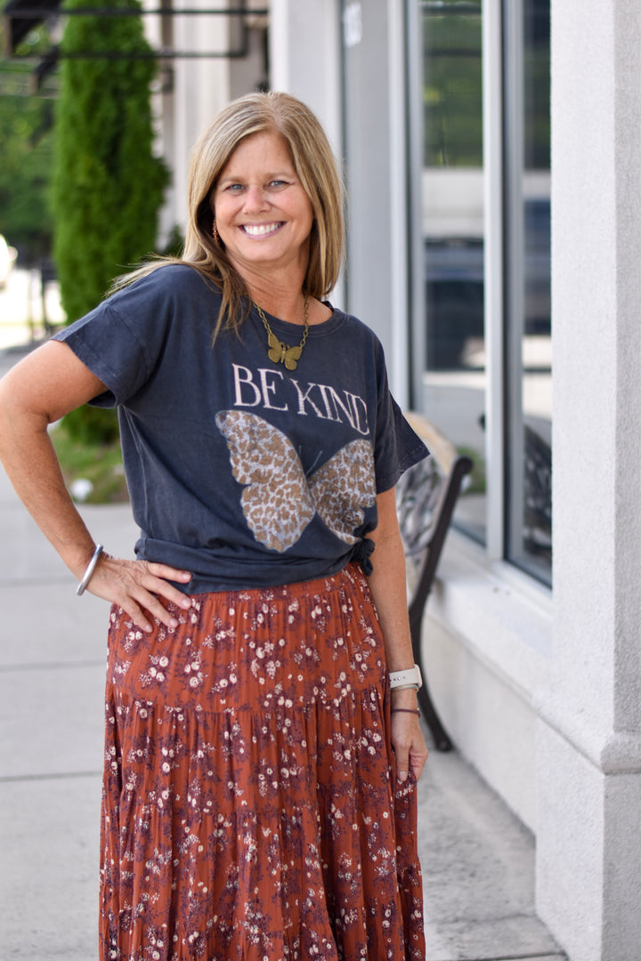 Be Kind Butterfly Graphic Tee