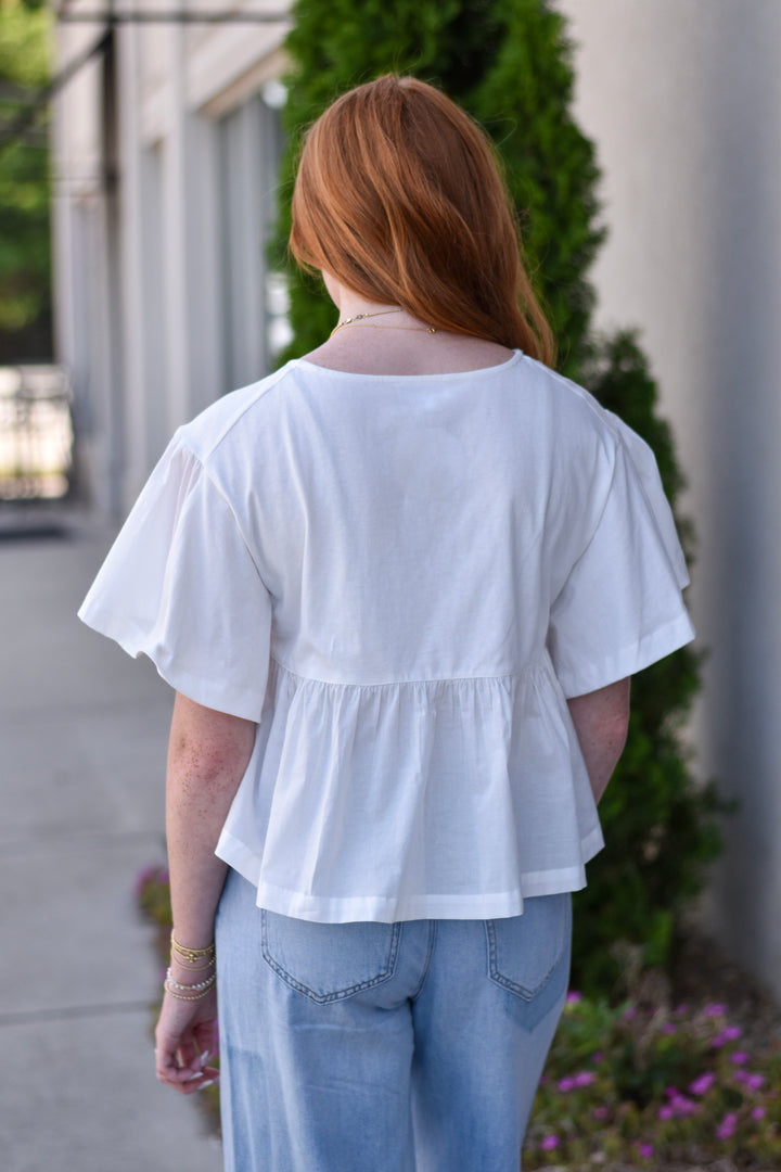 Willow Breeze Babydoll Top