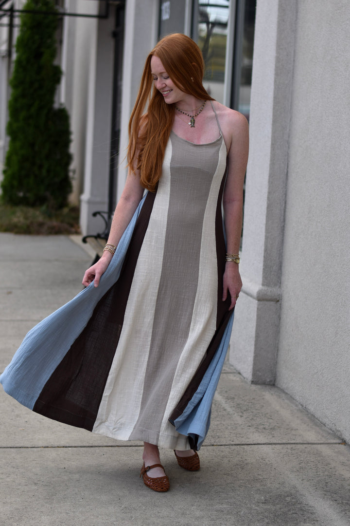 Desert Breeze Colorblock Dress