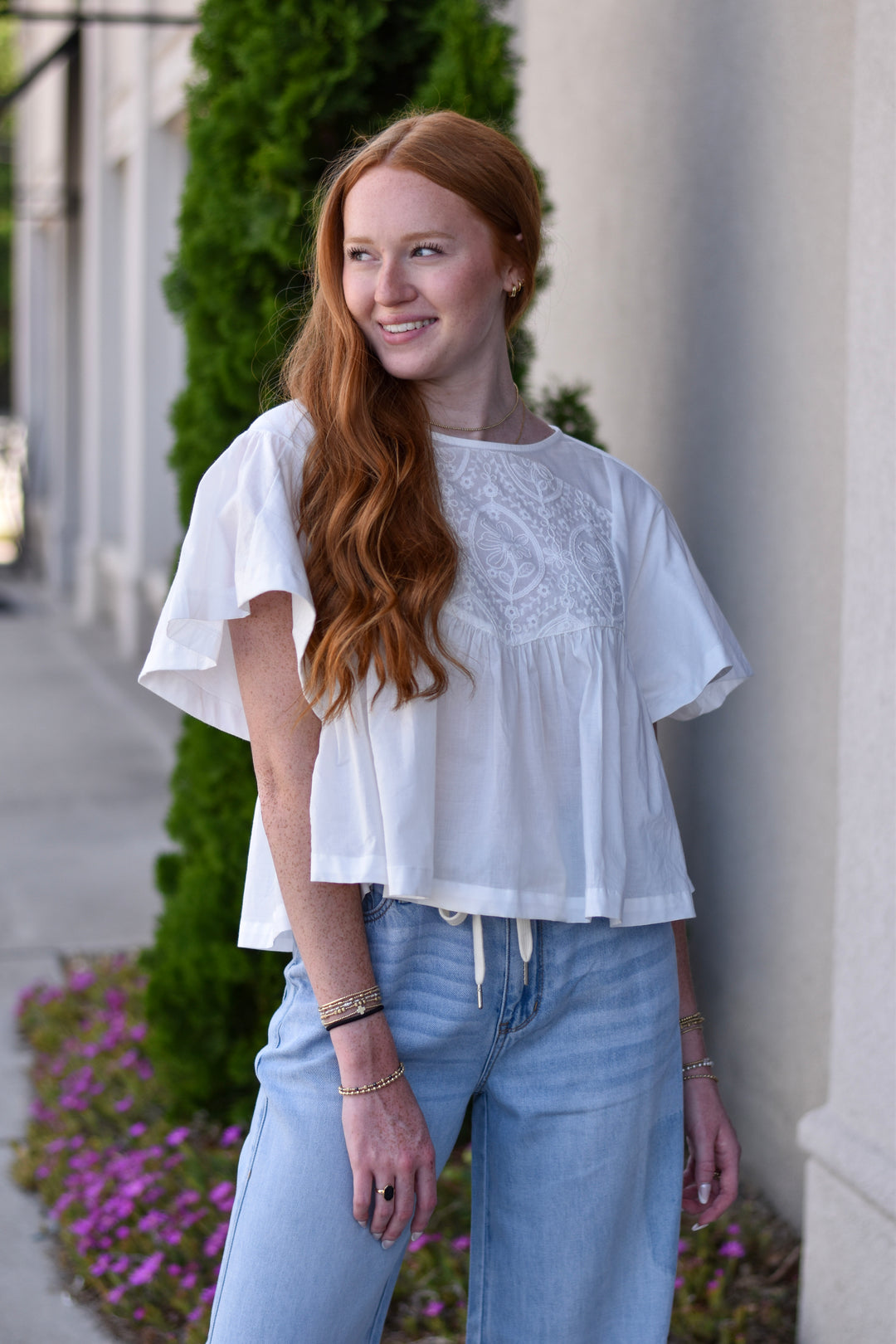 Willow Breeze Babydoll Top