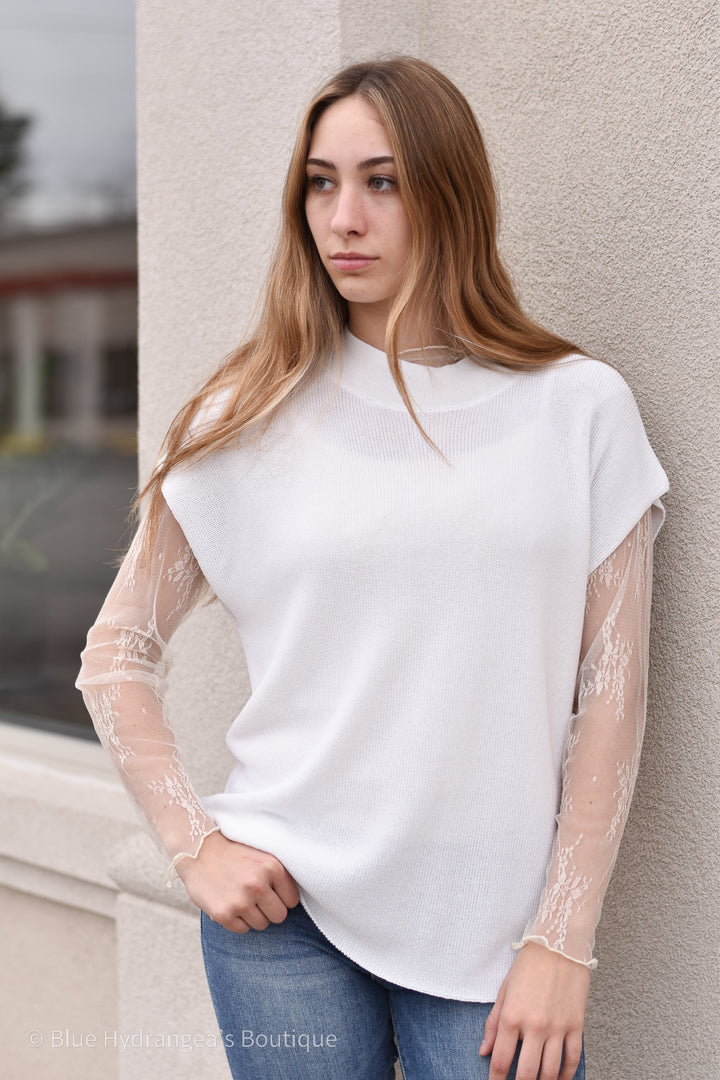 Cap Sleeve Sweater