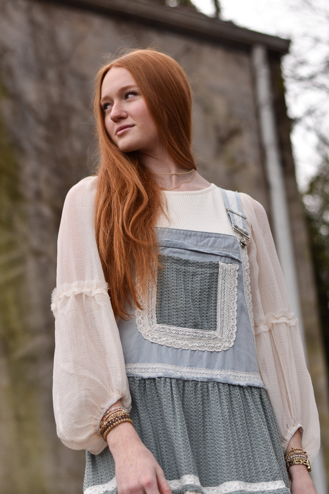 Pol Tiered Romantic Overall Dress Blue Hydrangea Boutique Pol Tiered Romantic Overall Dress Blue Hydrangea Boutique