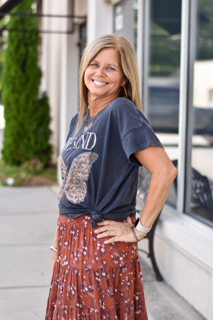 Be Kind Butterfly Graphic Tee