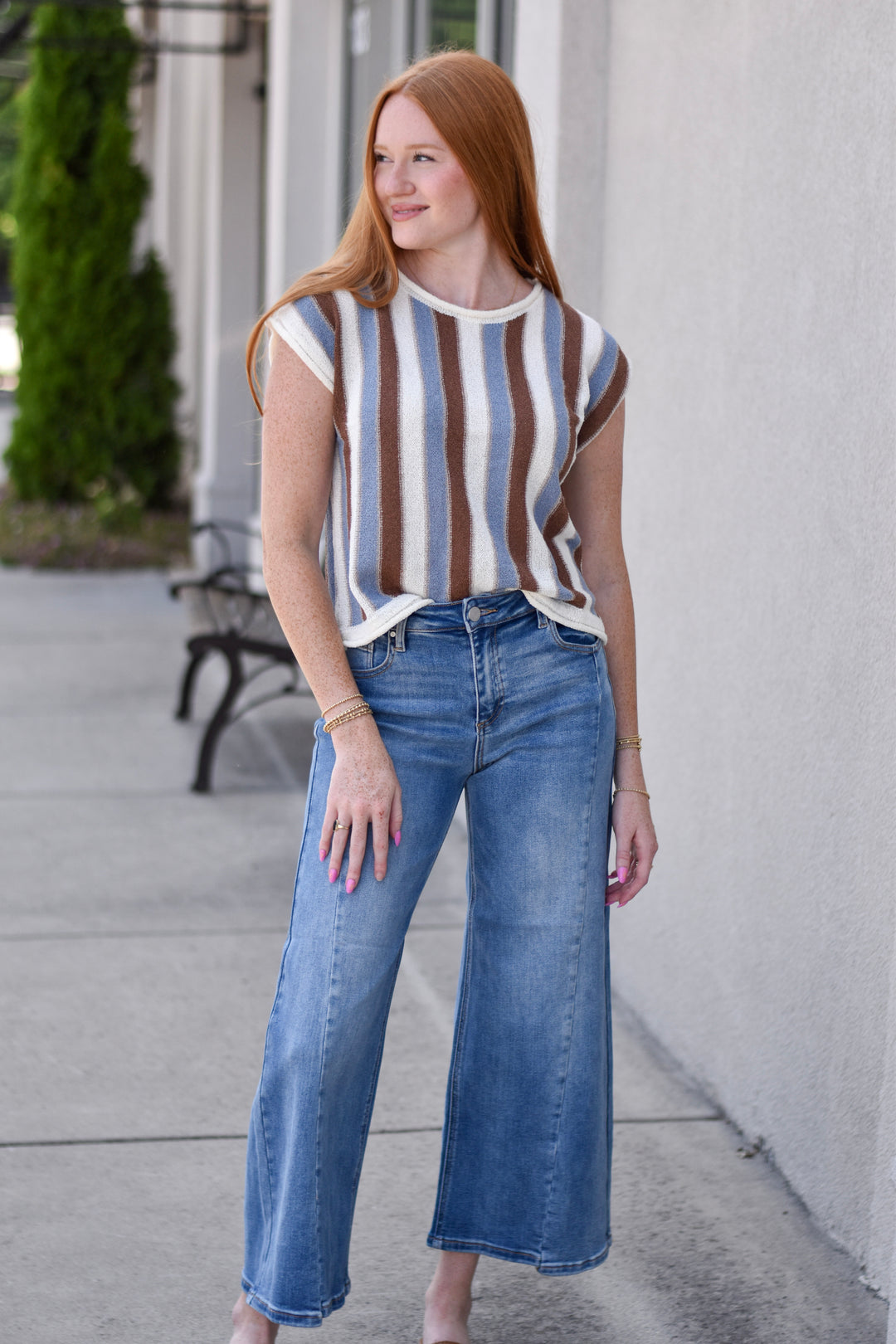 Risen On the Go Crop Jeans