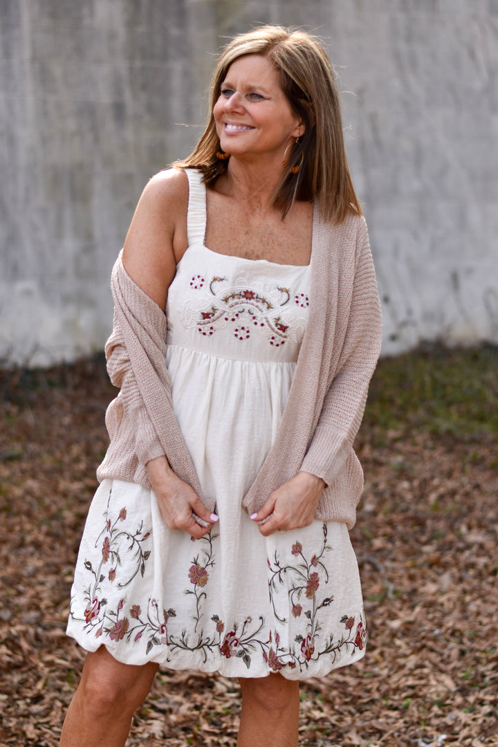 Petal Dreams Bubble Hem Dress