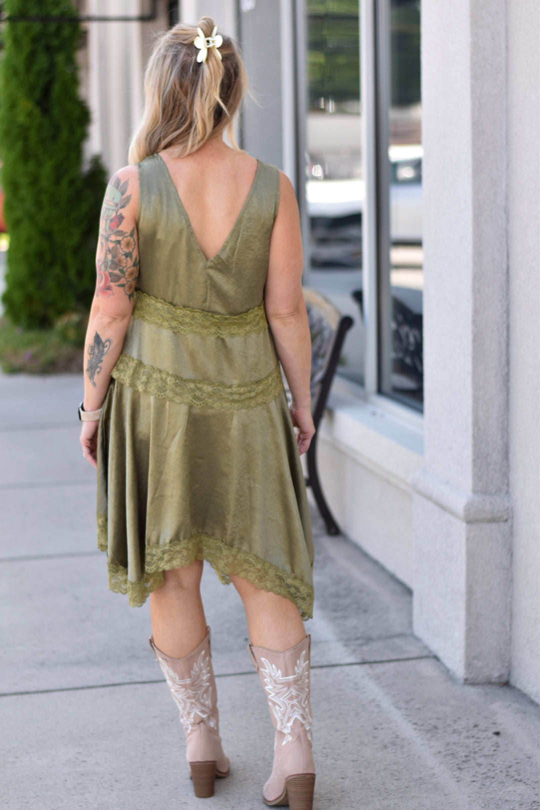 Easel Lace Cami Dress