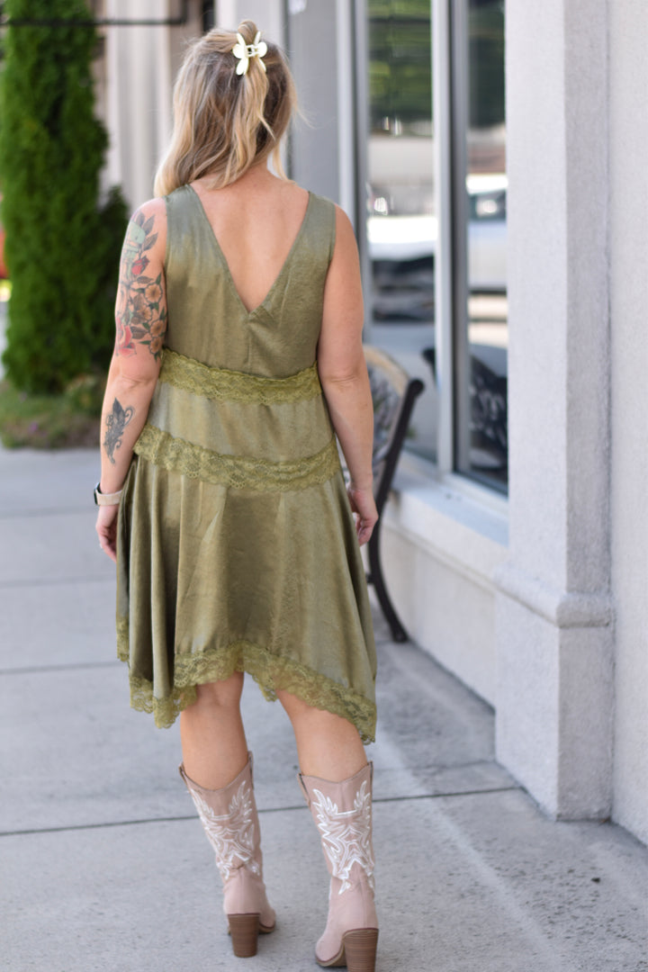 Easel Lace Cami Dress