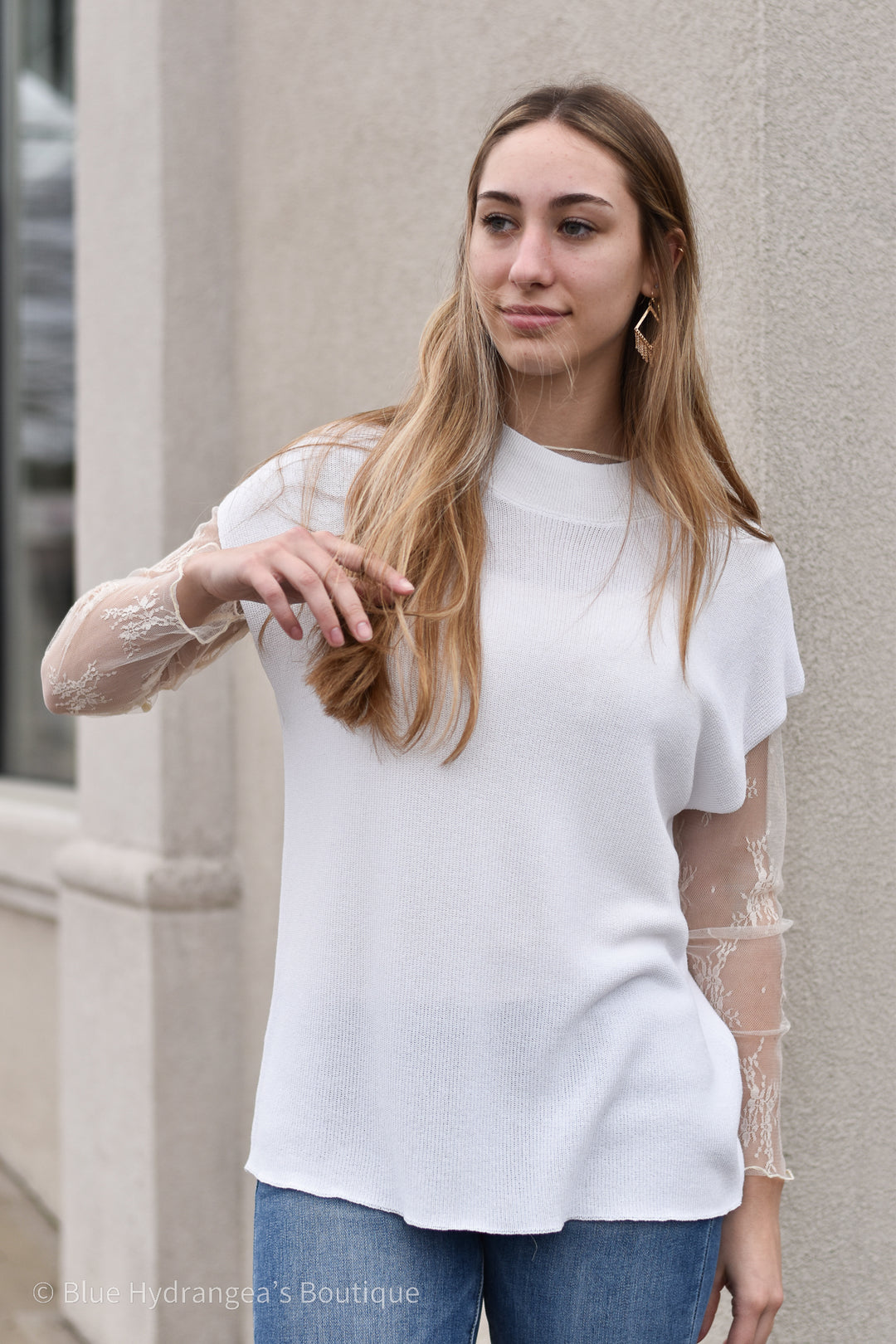 Cap Sleeve Sweater