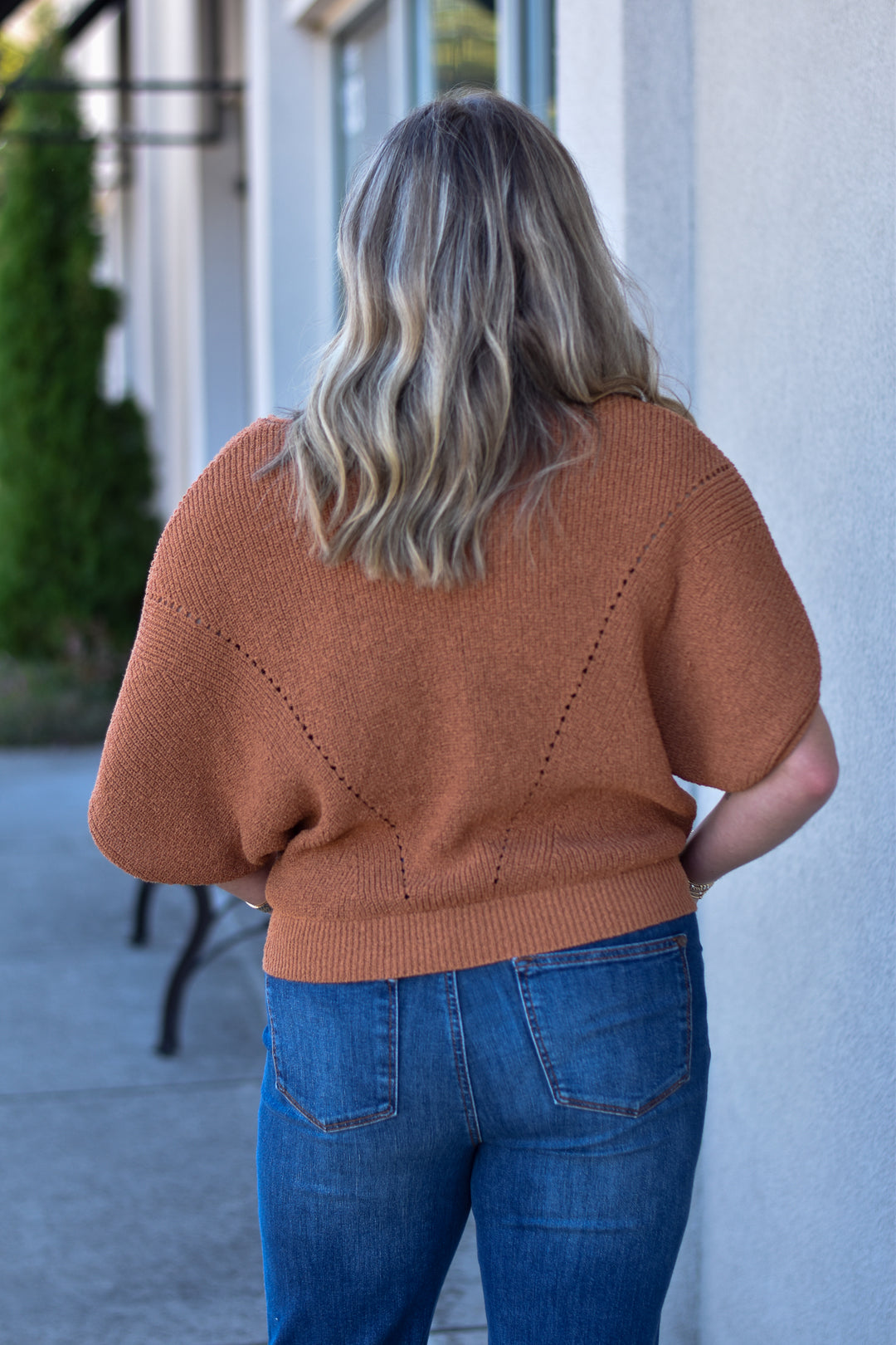 Ember Drift Sweater Top