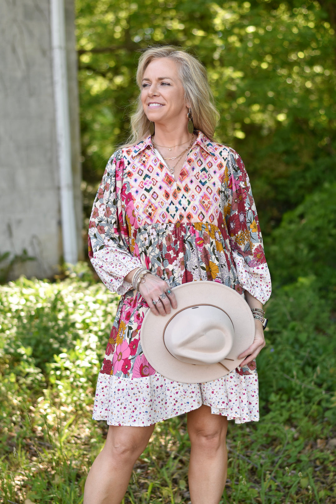 Bibi Garden Mix Dress