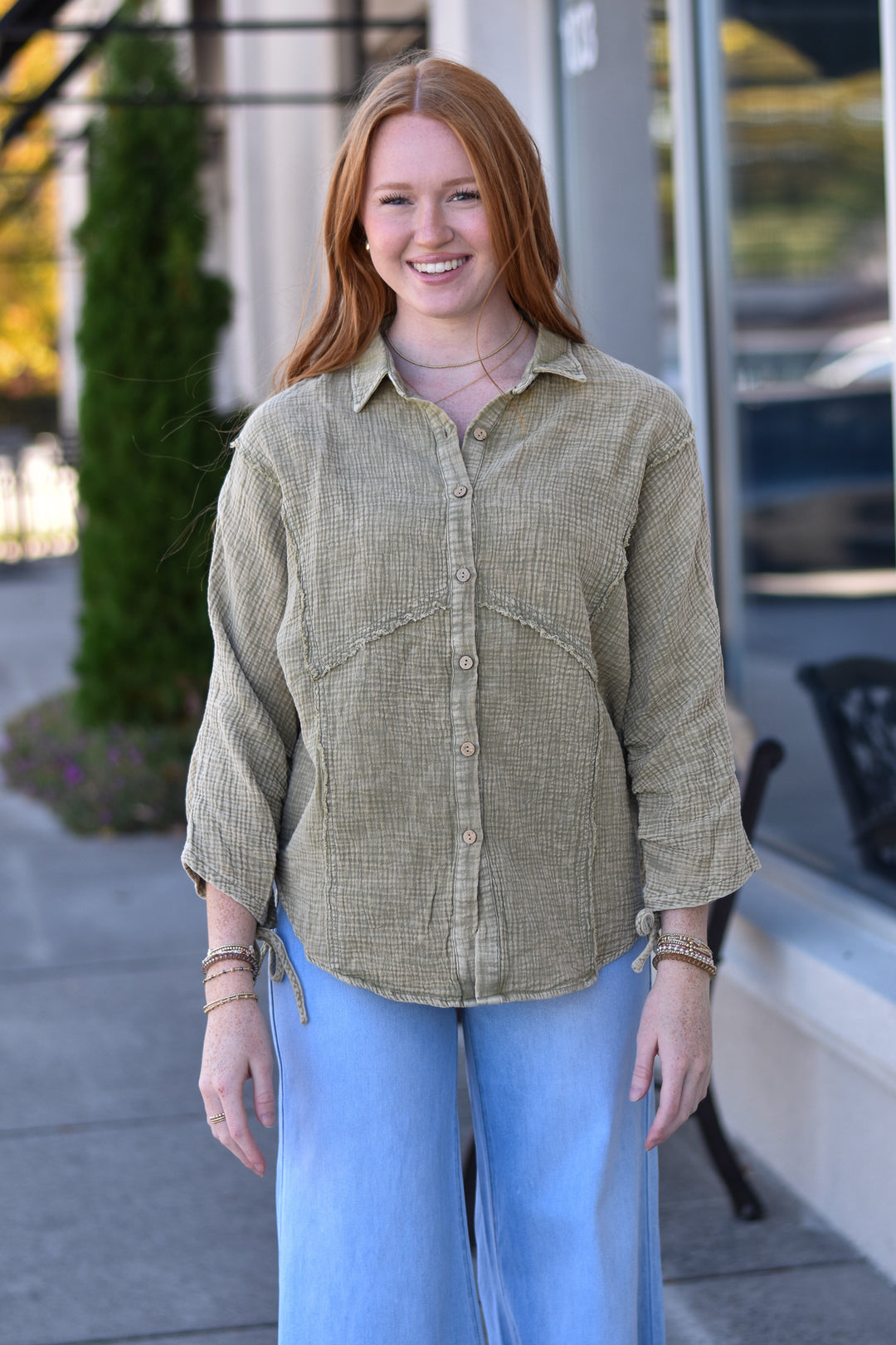 Driftwood Cotton Gauze Shirt