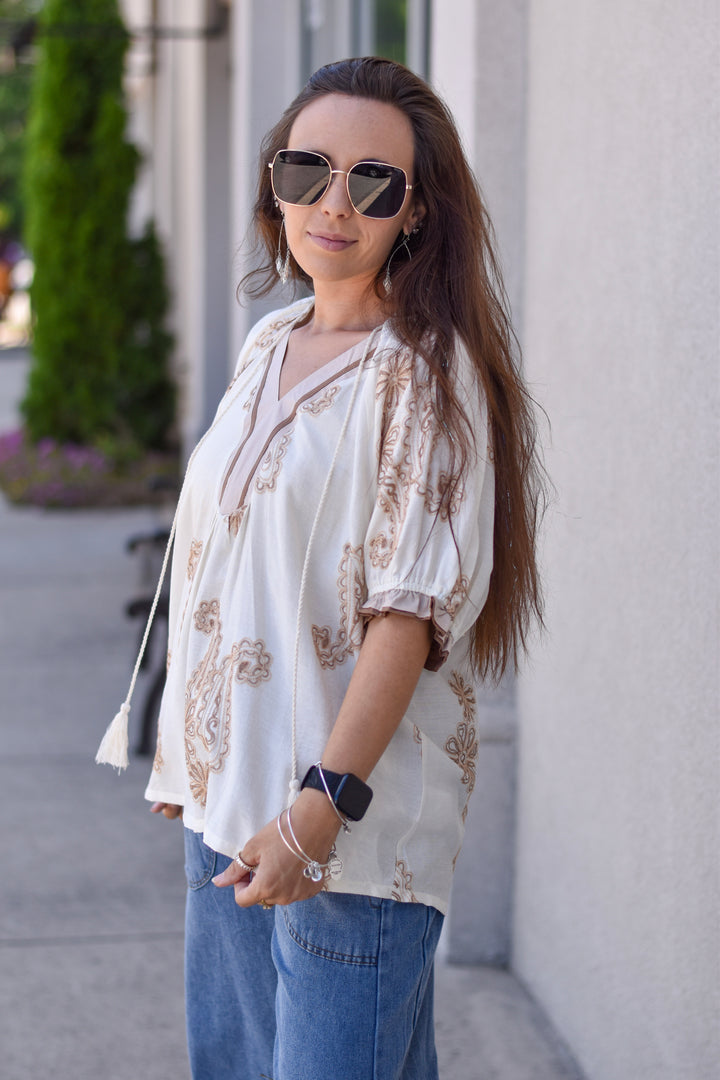 Umgee Boho Paisley Dreams Top