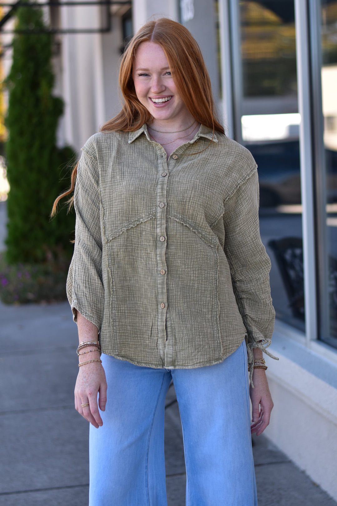 Driftwood Cotton Gauze Shirt
