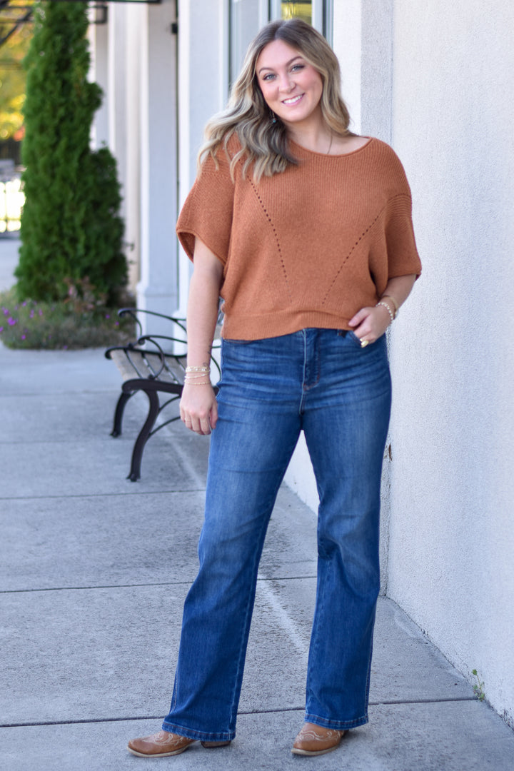 Judy Blue HW Straight Jeans