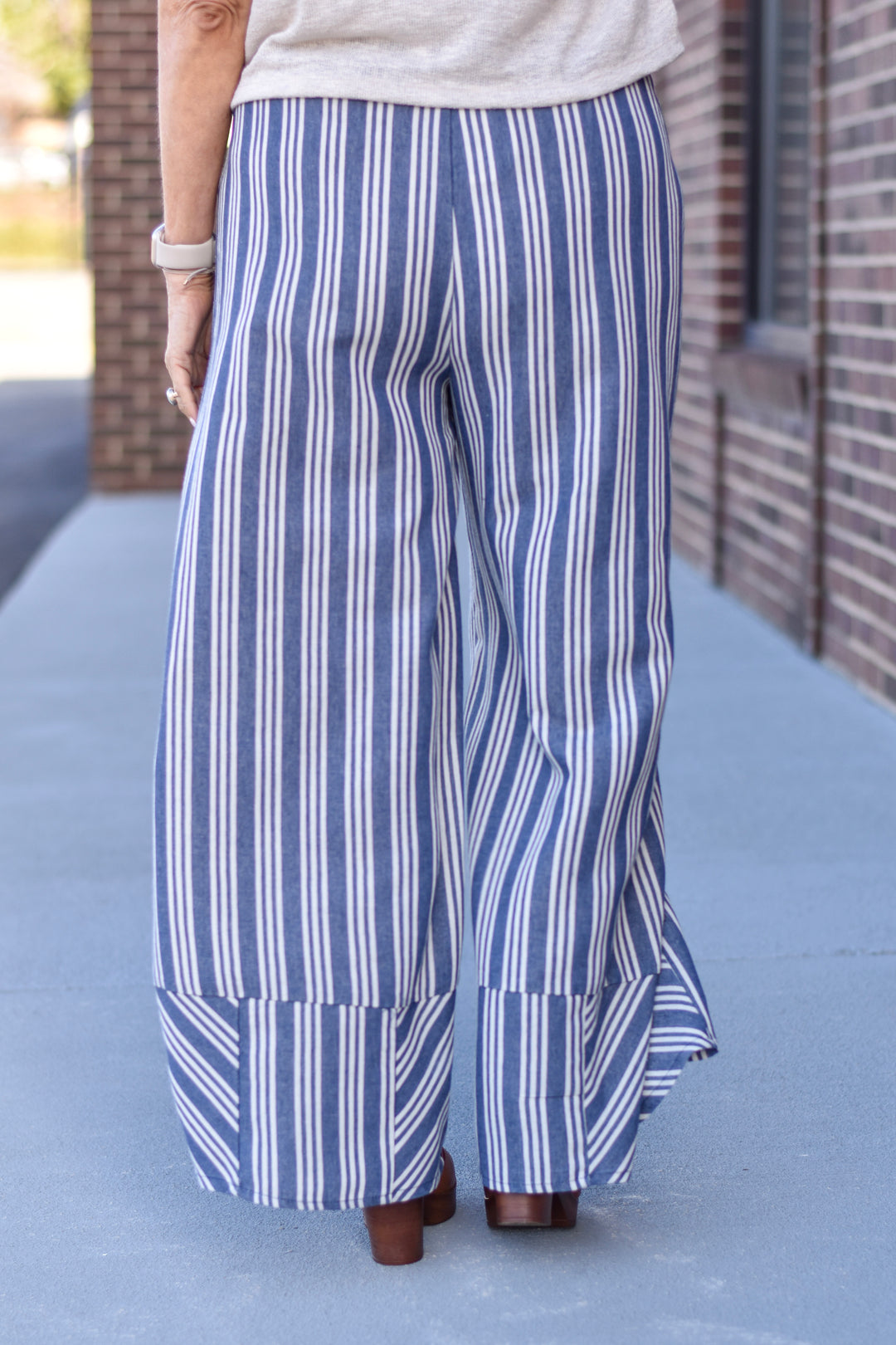 Easel Moonlit Harbor Stripe Pants