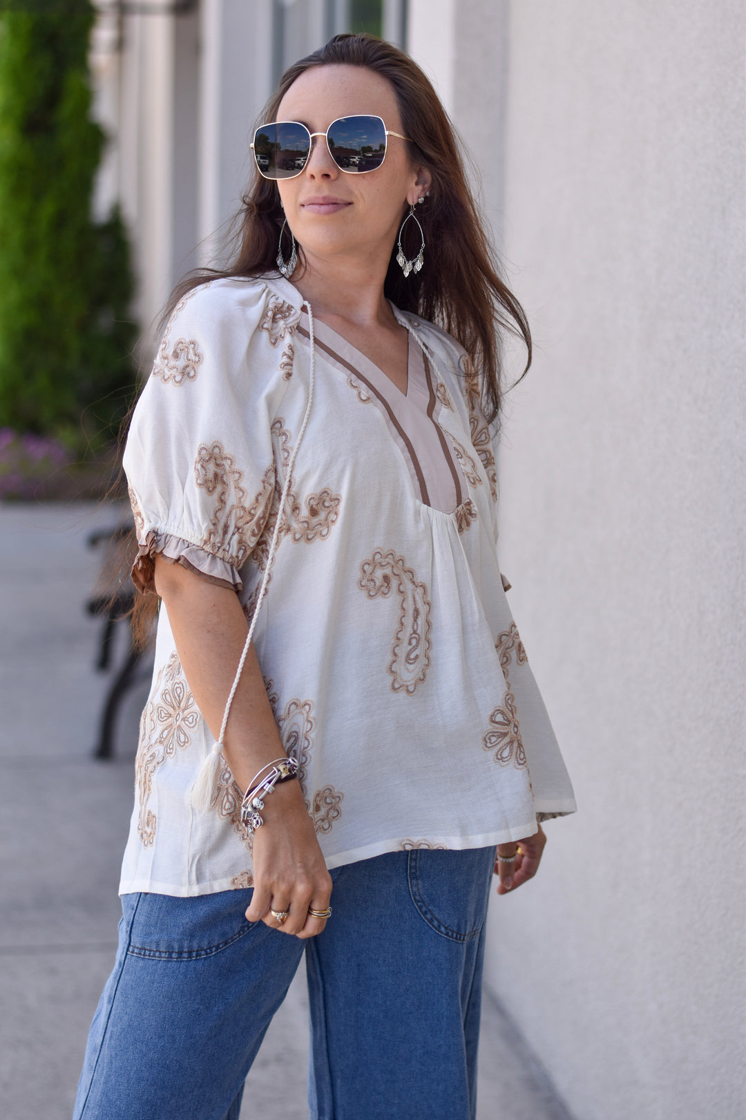 Umgee Boho Paisley Dreams Top