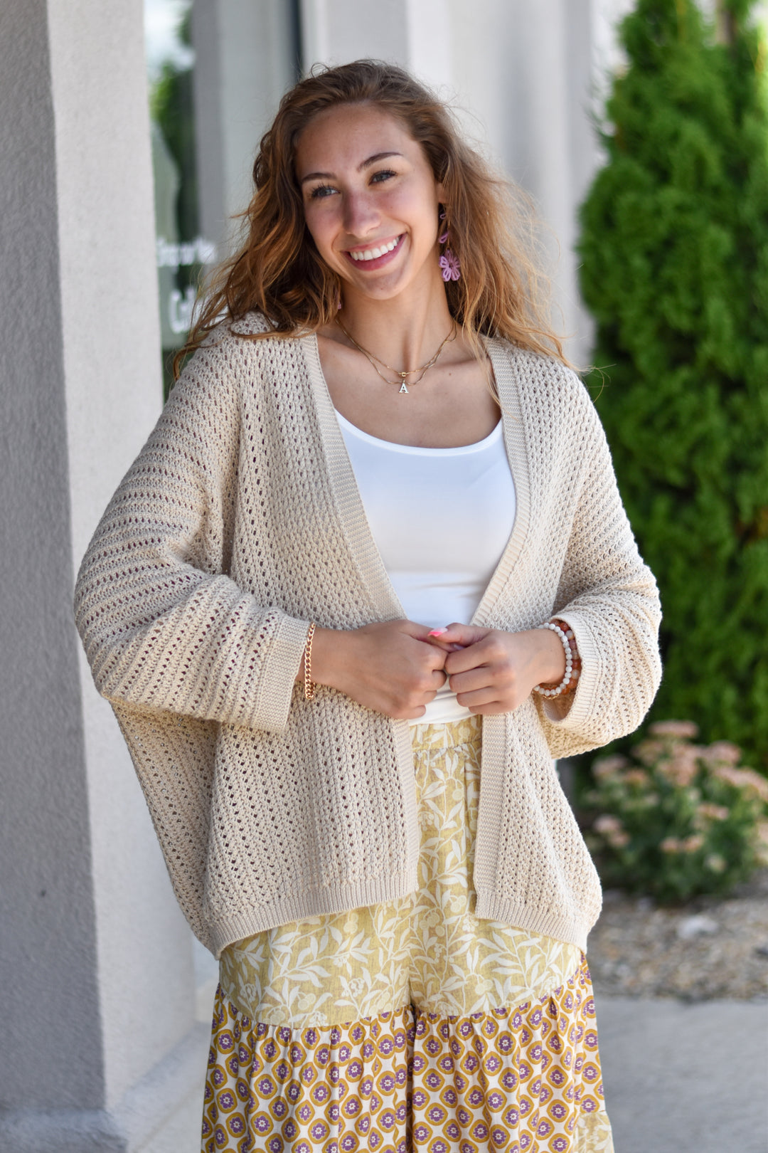 Natural Living Crochet Cardigan