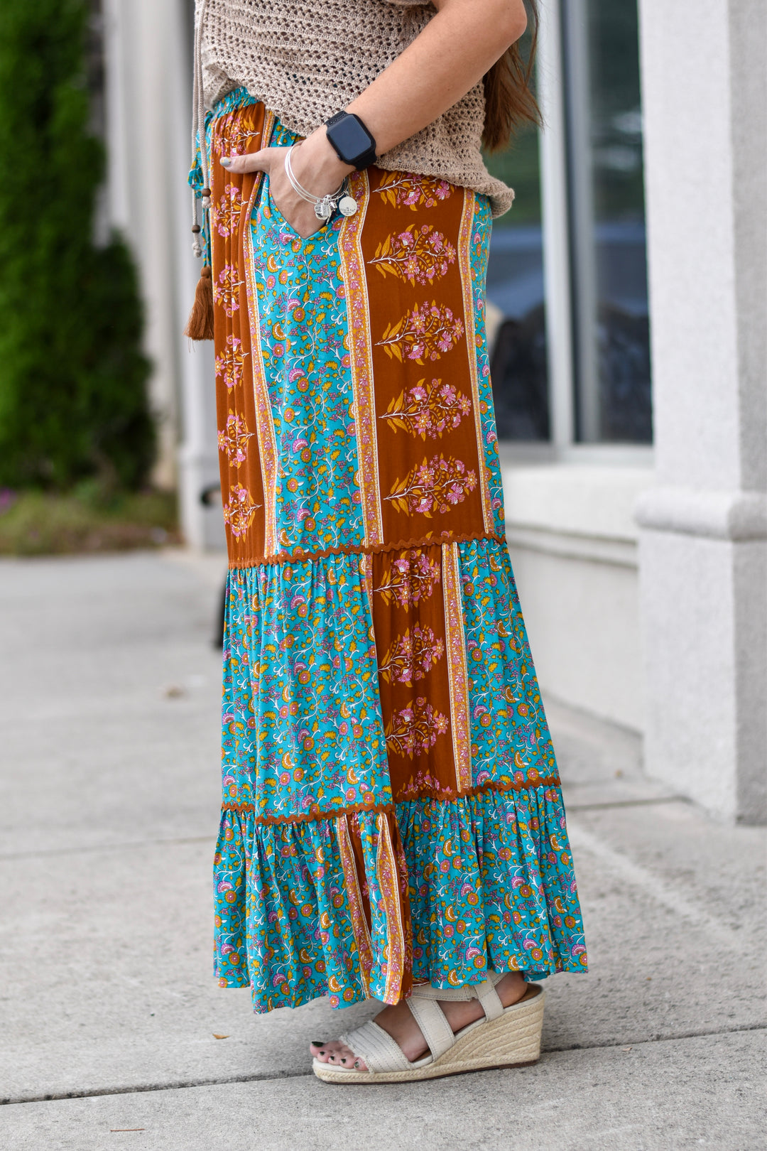Easel Shiloh Boho Palazzo Pants