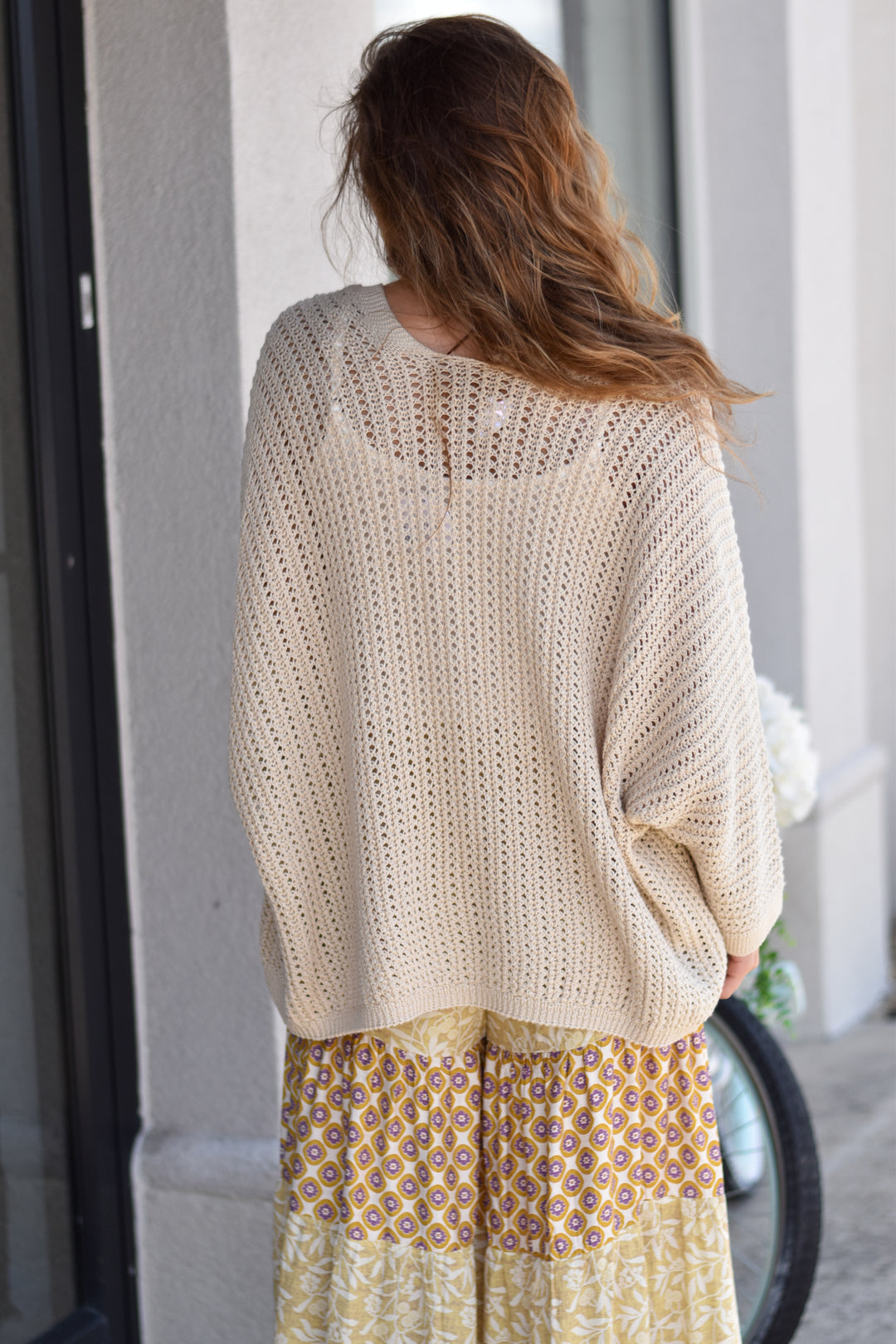 Natural Living Crochet Cardigan